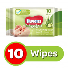 Huggies Baby Wipes (Pack of 10)