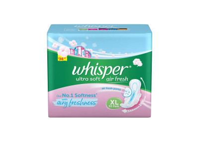 Whisper Ultra Soft XL Sanitary Pads (Pack of 50)