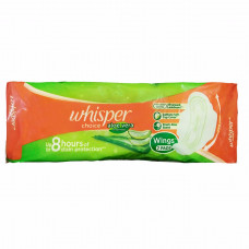 Whisper Choice Aloevera With Wings Sanitary Pads (Pack of 7)