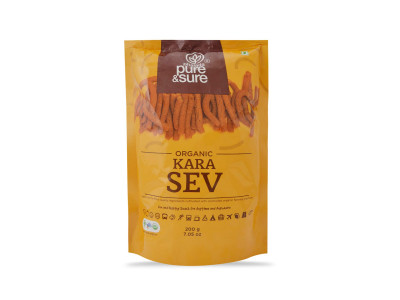 Pure and Sure Organic Khara Sev 200 gm  