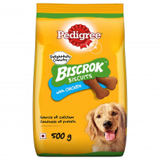 Pedigree Biscrok With Chicken 500 gms Biscuits