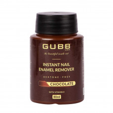 Gubb Instant Nail Enamel Remover Chocolate 80 ml  