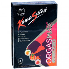 Kamasutra Orgas Max Ultimate Condoms (Pack of 3)