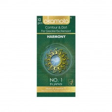 Okamoto Contour & Dotted Harmony Condoms (Pack of 10)