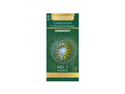 Okamoto Contour & Dotted Harmony Condoms (Pack of 10)