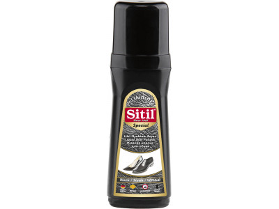 Sitil Liquid Shoe Polish Black 80 ml