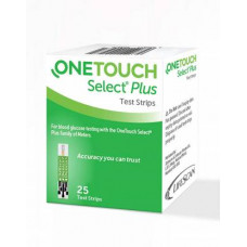 One Touch Select Plus Glucometer Strips (Pack of 25)