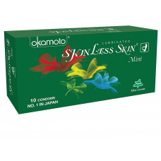 Okamoto Skin Less Mint Condoms (Pack of 10)