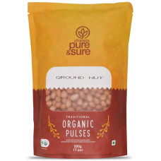 Pure & Sure Organic Ground Nut 500 Gm  