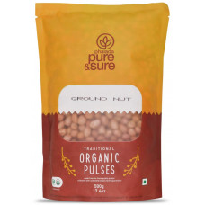 Pure and Sure Organic Ground Nut 500 gm  