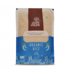 Pure and Sure Organic Polished Rice (Masoori) 1 Kg  