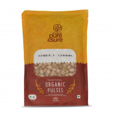 Pure and Sure Kabuli Channa 500 gm  