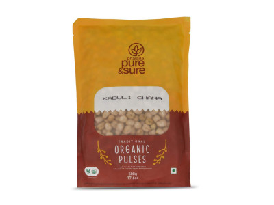 Pure and Sure Kabuli Channa 500 gm  