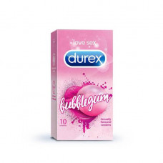 Durex Bubblegum Flavoured Condoms ((Pack of 10)