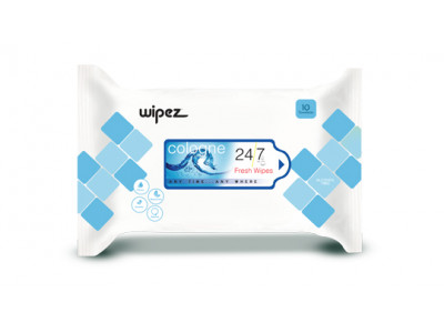 Wipez Cologne Fresh Wipes 10 Nos  