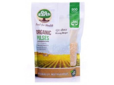 Go Earth Organic Moong Dal Yellow 500 gm  