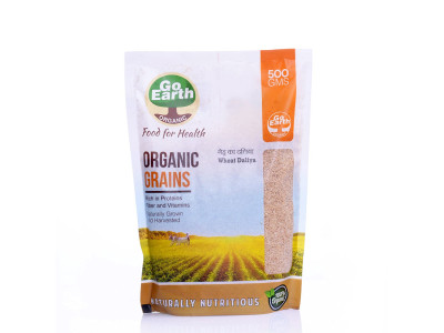 Go Earth Organic Wheat Dalia 500 gm  