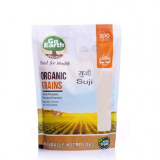 Go Earth Organic Wheat Suji 500 gm  