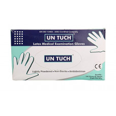 Un Tuch Latex Medical Examination Gloves 100 Nos  