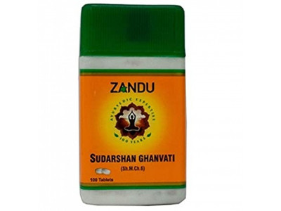 Zandu Sudarshan Ghanvati 100 Nos Tab