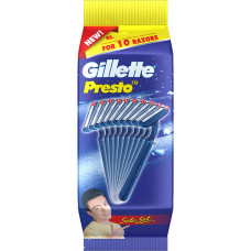 Gillette Presto Shaving Razor (Pack of 10)