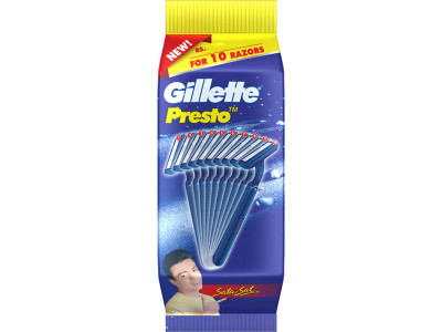 Gillette Presto Shaving Razor (Pack of 10)