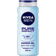 Nivea Pure Impact For Men 500 ml Shower Gel