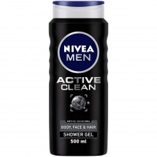 Nivea Men Active Clean Charcoal 500 ml Shower Gel