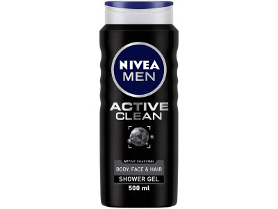 Nivea Men Active Clean Charcoal 500 ml Shower Gel