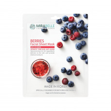 Mirabelle Berries Fairness Facial Sheet Face Mask 25 Ml _