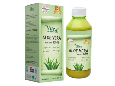 Vitro Naturals Aloe Vera Juice With Fiber 1 L