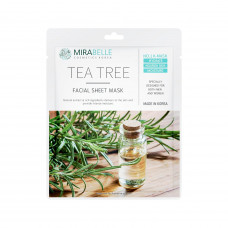 Mirabelle Tea Tree Facial Sheet Face Mask 25 Ml _