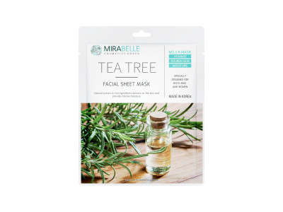 Mirabelle Tea Tree Facial Sheet Face Mask 25 Ml _