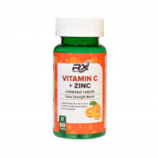 Rx Team Vitamin C + Zinc 60 Tablets