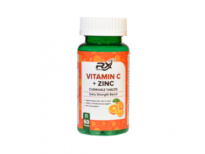 Rx Team Vitamin C + Zinc 60 Tablets