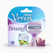 Gillette Venus Breeze Hair Removal Razor Blades for Women (Pack of 2)
