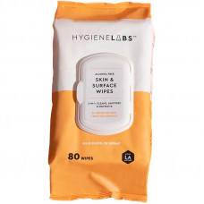Hygiene Labs Skin &Amp; Surface Wipes (Pack of 80)