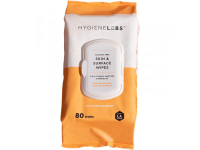 Hygiene Labs Skin and Surface Wipes (Pack of 80)