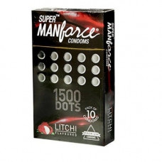 Manforce 1500 Dots Litchi Condoms (Pack of 10)