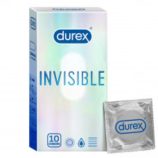 Durex Invisible Super Ultra Thin Condoms (Pack of 10)