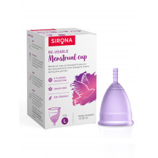 Sirona Pro Reusable Menstrual Cup Large 1 No Kit
