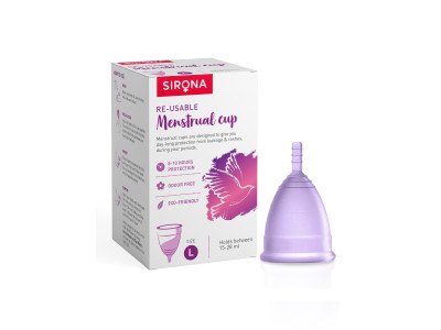 Sirona Pro Reusable Menstrual Cup Large 1 No Kit