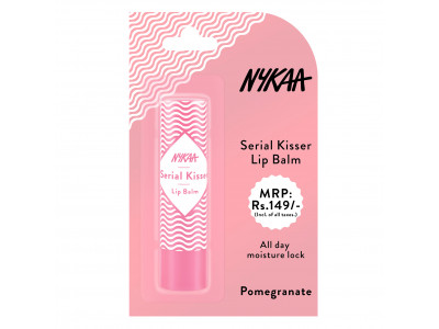Nykaa Serial Kisser Lip Balm Pomegranate 4.5 Gm