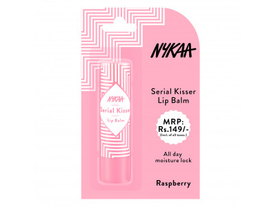 Nykaa Serial Kisser Lip Balm Raspberry 4.5 Gm