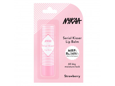 Nykaa Serial Kisser Lip Balm Strawberry 4.5 Gm