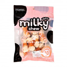 Dogaholic Milky Chew Chicken Bone Style 10 Pcs