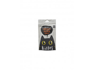 Kittos Chicken Jerky Strips Cat Treat 35 gm