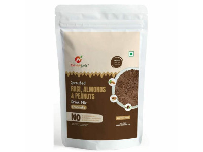 Nutribud Foods Sprouted Ragi, Almonds & Peanuts (Choc) Drink Mix 200 Gms