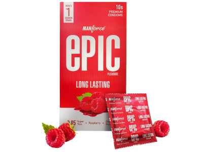 Manforce Epic Pleasure Long Lasting Condoms (Pack Of 10)
