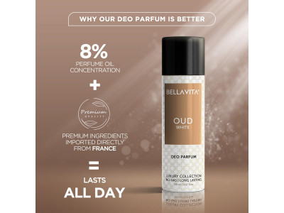 Bella Vita Luxury White Oud Men Deo 150 Ml